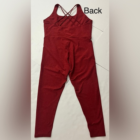 CALIA Carrie Underwood’s Lustraluxe Red/Maroon Sleeveless Jumpsuit Size XXL - Picture 13 of 15